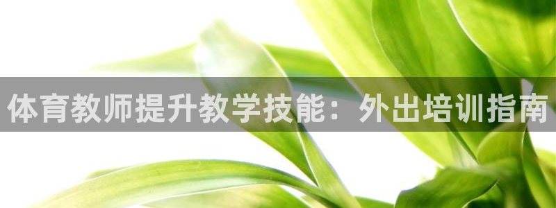耀世平台合作 585341：体育教师提升教学技能：外