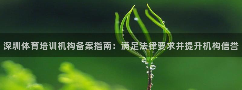 耀世娱乐脚本不死挂机能玩吗：深圳体育培训机构备案指南