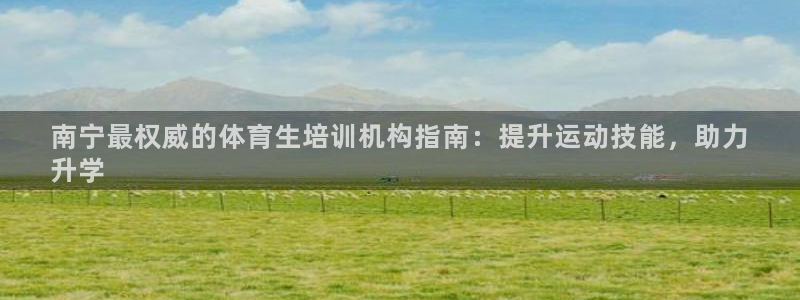 耀世娱乐总代：南宁最权威的体育生培训机构指南：提升运