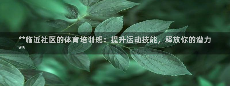 耀世平台官方网站：**临近社区的体育培训班：提升运动