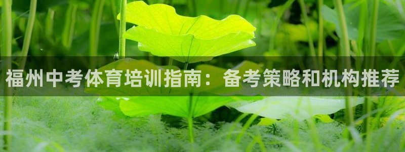 耀世天下网名好吗：福州中考体育培训指南：备考策略和机